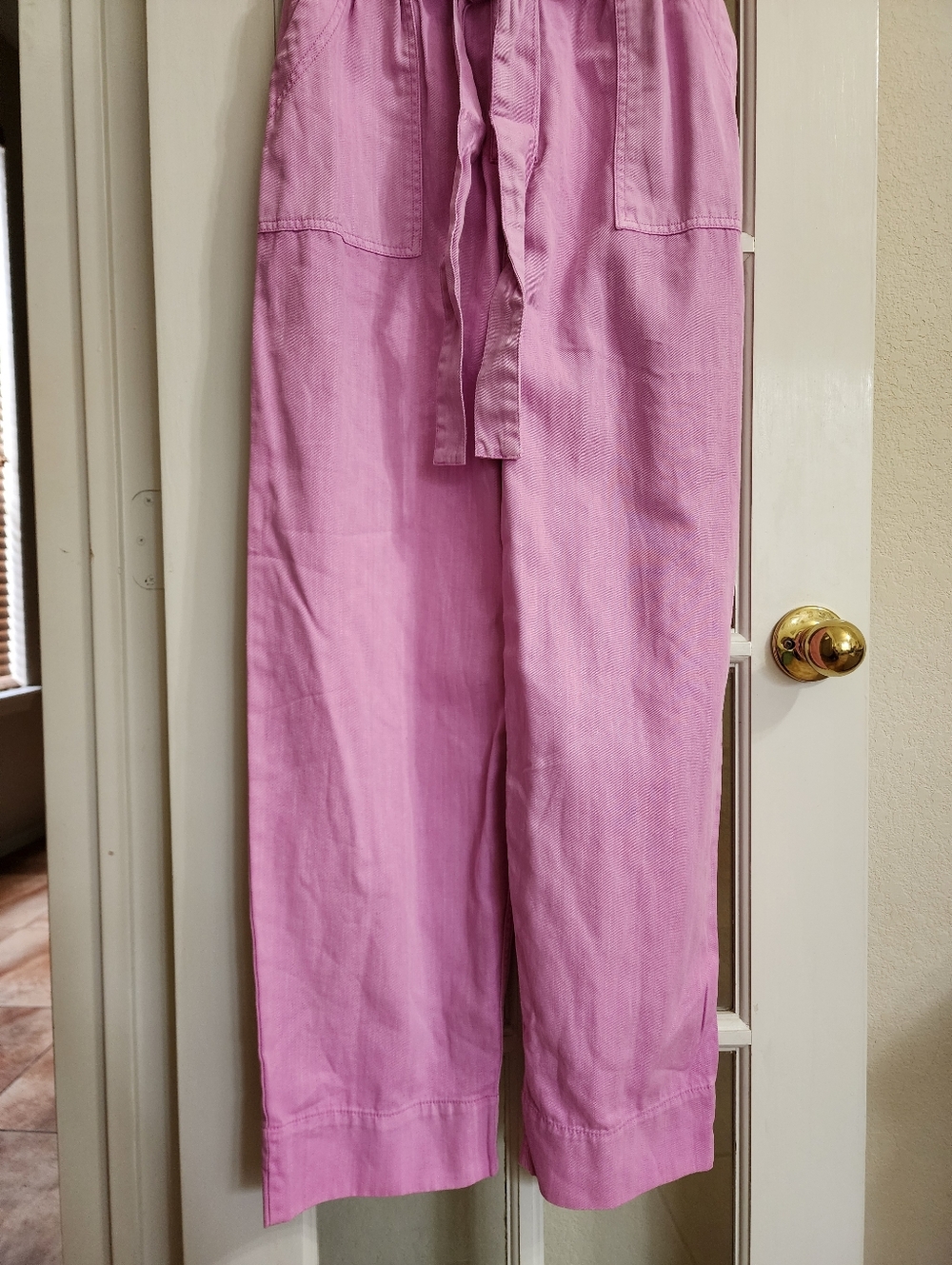 NWT Universal Thread Pink Utility Jumpsuit Belted Cotton Size 6 - Picture 6 of 15